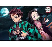 GB Eye Poster géant Demon Slayer – Tanjiro et Nezuko – 61 x 91,5 cm