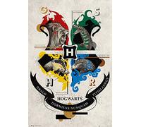 GB Eye Poster Maxi HARRY POTTER – Emblème des Animaux – Produit officiel 91,5 × 61 cm