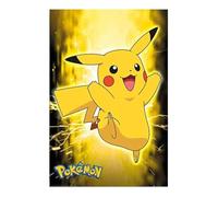 GB eye - Poster Maxi POKÉMON Pikachu Neon - Produit Officiel - Format 61 × 91,5 cm - Impression Haute Qualité