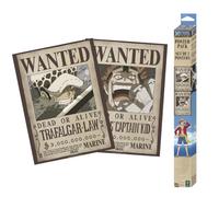 GB eye - Set de 2 Chibi Posters ONE PIECE Wanted Law&Kid - Produit Officiel