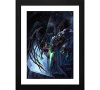 GB Eye - STARCRAFT Tirage encadré Zeratul vs Kerrigan