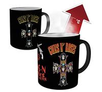 GB Eye Tasse en céramique à Motif changeant Selon la Chaleur Symbole Croix Guns N Roses 15 x 10 x 9 cm