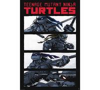 GB eye - TORTUES NINJA Poster Comics noir & blanc (91.5x61)