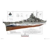 GB Eye, World of Warships, Bismarck, Maxi Poster