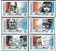 GB - Guernesey 919-924 (complète.Edition.) Neuf avec Gomme Originale ** MNH 2002 Victor Hugo - Les Miserables (Timbres pour Les collectionneurs) Musique/Danse