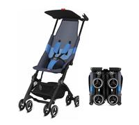 gb Pockit Air - Poussette de voyage tout terrain ultra compacte et légère avec tissu respirant, bleu nuit, 71 x 44 x 100 cm (lot de 1)