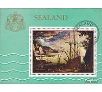 GB-principauté Sealand édition Un Micro-Nation sur Plate-Forme Marine, Pas reconnu no.6 oblitéré 1970 Voiliers (émission de Blocs) (Timbres pour Les collectionneurs) Navigation/navires