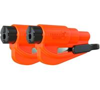 Gb0-Rqmtwin-Orange Porte-Clés Sécurité, Orange, Lot De 2[Z188]