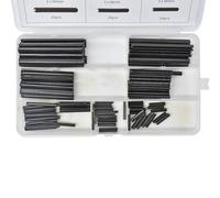 Gb879 Goupilles élastiques creuses (120 pièces) - Goupilles cylindriques à ressort en acier au carbone avec finition oxyde noir 16-60 mm pour montage de fixation de positionnement mécanique dans des