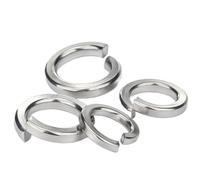 GB93 A2-70 304 316 Stainless Steel Spring Split Lock Washer Elastic Gasket M1.6 M2 M2.5 M3 M3.5 M4M5 M6 M8M10M12M14M16M20M24 M36(M2.5-100pcs,304 stainless steel)