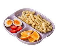 GBASDXU Assiettes à portions, Assiette À Dîner En Céramique Avec 3 Compartiments, Séparation Des Aliments for Un Repas Équilibré, Plateau Divisé 1 Pièce