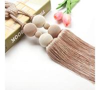 GBASDXU Attaches de Rideaux for Rideaux, 1 Paire de Boules tressées en Polyester Nordique, Pompon Suspendu, draperie de fenêtre de Luxe, embrasses