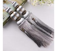 GBASDXU Attaches de Rideaux for Rideaux, 1 Paire d'embrasses à Pampilles européennes de Luxe, élégantes, Doubles Boules tressées, retenue de draperie, décoration de la Maison,