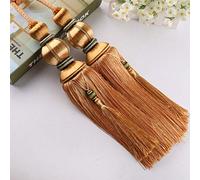 GBASDXU Attaches de Rideaux for Rideaux, 1 Paire d'embrasses à Pampilles européennes de Luxe, élégantes, Doubles Boules tressées, retenue de draperie, décoration de la Maison,