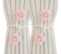 GBASDXU Attaches de Rideaux for Rideaux, créatives, 1 Paire d'embrasses Flexibles, Corde, Jolie Boucle Florale, embrasses décoratives for Draperies