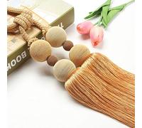 GBASDXU Attaches de Rideaux for Rideaux, Pompon de Rideau, Boules tressées de Couleur Unie, Accessoires, Pompons Suspendus Rouges