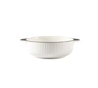 GBASDXU Bol à soupe à deux anses, Bols Ramen, Bol À Fruits, Grande Soupe À Double Oreille, Capacité En Céramique, Assiettes À Salade, Assiettes À Dîner