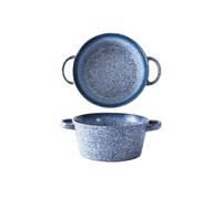 GBASDXU Bol à soupe à deux anses, Bols Ramen Bol À Fruits Grande Soupe À Double Oreille En Céramique Nouilles Créatives