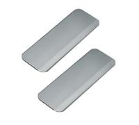 GBASDXU Poignée encastrée, 2 paquets de poignées de tiroir dissimulées, boutons en alliage d'aluminium fendus, quincaillerie de placard cachée, leviers de porte invisibles(Gray,Hole distance 96mm)