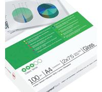 Gbc 3740400 Lot de 100 Pochettes brillantes A4