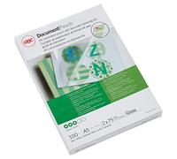 GBC 3740451 Lot de 100 Pochettes de plastification standards Transparent