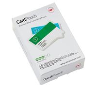 GBC Card Pouch - 125 microns pack de 100 - brillant - 60 x 90 mm pochettes plastifiées