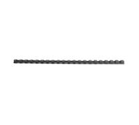 GBC 4028173 Dos de reliure à spirale plastique - A4, 6 mm/25 feuilles, noir, 100 pièces