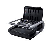 GBC CombBind C340 - Machine à relier - peigne - diamètre max. : 51 mm - perforation : 25 feuilles - reliure : 450 feuilles Gris foncé G