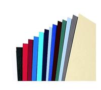 GBC 46735E Pack de 50 Plats de Couverture avec Fenêtre Bleu