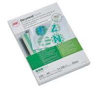 GBC A4 2x100 Micron Gloss Laminating Pouches, Pack of 100, 3740306 Pack 100 100