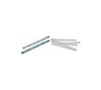 GBC - attaches FileStrips pour reliure plastique et à métal, A4 transparent, pqt 100