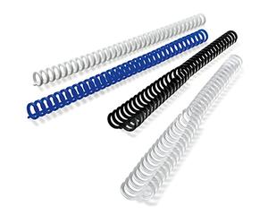 GBC Baguettes en plastique ClickBind, DIN A4, 16 mm, noir, vous recevrez 1 paquet, Contenu : 50 pièces