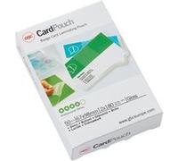GBC Card Laminating Pouch - 180 micromètres pack de 50 - brillant - 67 x 99 mm pochettes plastifiées - pour Fusion 1000L A3, 1000L A4, 1100L A3, 1100L A4, 3000L A3, 3000L A4, 3100L A3, 5100L A3
