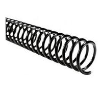 CoilBind ColourCoil - 6 mm - A4 (210 x 297 mm) - 30 feuilles - noir - 100 unités spirale de reliure - pour COILBIND C100