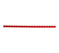 GBC CombBind - 12 mm - 21 anneaux - A4 (210 x 297 mm) - 95 feuilles - rouge - 100 unités peigne de reliure en plastique - pour P/N: 2101435, 4400399, IB271106, IB271717