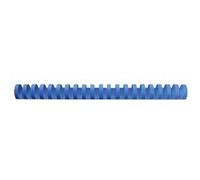 GBC CombBind - 19 mm - 21 anneaux - A4 (210 x 297 mm) - 165 feuilles - bleu - 100 unités peigne de reliure en plastique - pour P/N: 2101435, 4400399, IB271106, IB271717 Bleu G