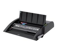 GBC CombBind C210E - Machine à relier électrique - peigne - perforation : 20 feuilles - reliure : 500 feuilles Gris foncé G
