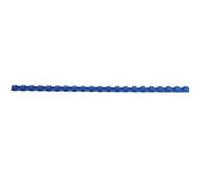 GBC CombBind - Polychlorure de vinyle (PVC) - 6 mm - 21 anneaux - A4 (210 x 297 mm) - 25 feuilles - bleu - 100 unités peigne de reliure en plastique Bleu