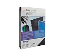 PolyOpaque - A4 (210 x 297 mm) - 300 micromètres - rouge foncé - 100 unités couverture à reliure PVC - pour IBICO CombBind ibiMaster 250e