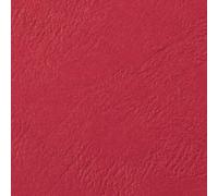 GBC Couverture LeatherGrain DIN A4 250 g/qm rouge 100 pièces
