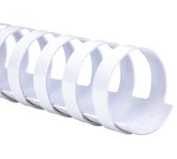 GBC Dos de reliure en plastique CombBind DIN A4 6 mm blanc 100 pièces