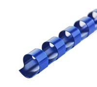 GBC Dos de reliure en plastique CombBind DIN A4 8 mm bleu 100 pièces