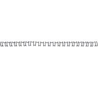 GBC Dos de reliure WireBind A4 21 anneaux 14 mm noir 100 pièces