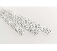 GBC Dos de reliure WireBind A4 34 anneaux 9,5 mm argenté 100 pièces