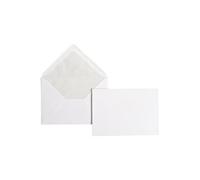 Gbc - Enveloppes Pattes Gommees Blanche C6 80g - Paquet De 25