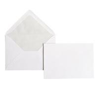 Gbc - Enveloppes Pattes Gommees Blanche C6 80g - Paquet De 25 G