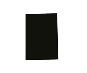 GBC ESP425504 Pack de 100 Couvertures polypropylène 0.5 mmNoir PolyOpaque