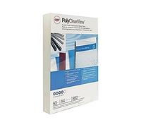 GBC ESP425800 Pack de 50 Couvertures polypropylène Transparent