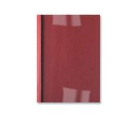GBC IB451218 Lot de 100 Couvertures de reliure thermique LeatherGrain Rouge