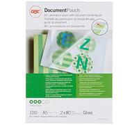 ACCO GBC Pochettes de plastification A5 brillant 160 microns pack de 100